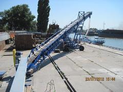 Конвейер ленточный для погрузки морских судов