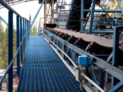 Конвейер ленточный для сыпучих грузов