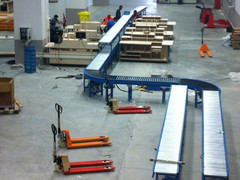 Конвейер ленточный для грузов